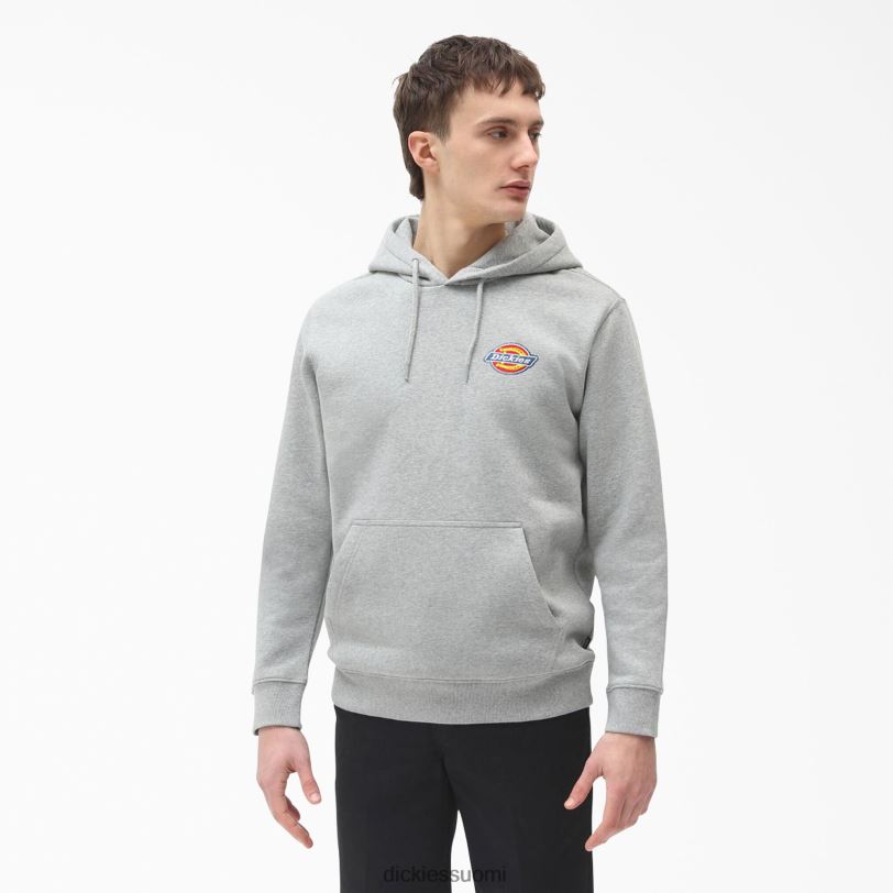 Dickies miehet Fleece brodeerattu rinnassa logollinen huppari säännöllinen vaatteet Z844X1208