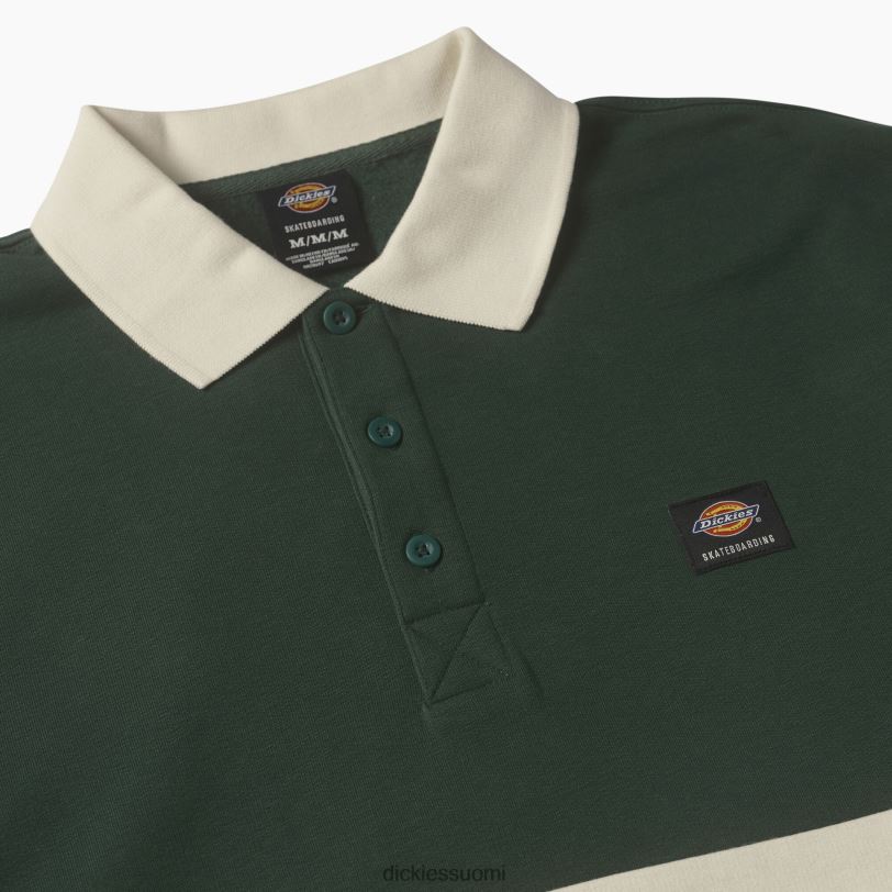 Dickies miehet jake hayes pitkähihainen rugbypaita rugby-mäntyraita (un2) vaatteet Z844X726