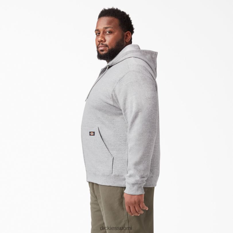 Dickies miehet keskipainoinen fleece-vetoketjuhuppari kanervan harmaa (hg) vaatteet Z844X980