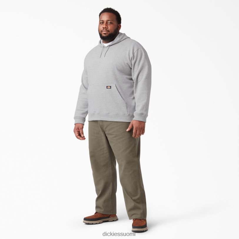 Dickies miehet keskipainoinen fleecehuppari kanervan harmaa (hg) vaatteet Z844X984