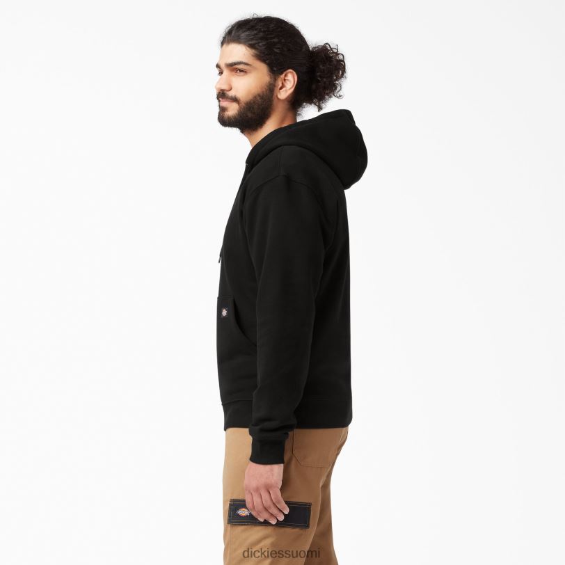 Dickies miehet keskipainoinen fleecehuppari musta (bk) vaatteet Z844X982