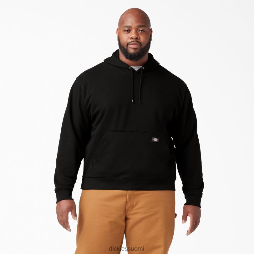 Dickies miehet keskipainoinen fleecehuppari musta (bk) vaatteet Z844X982