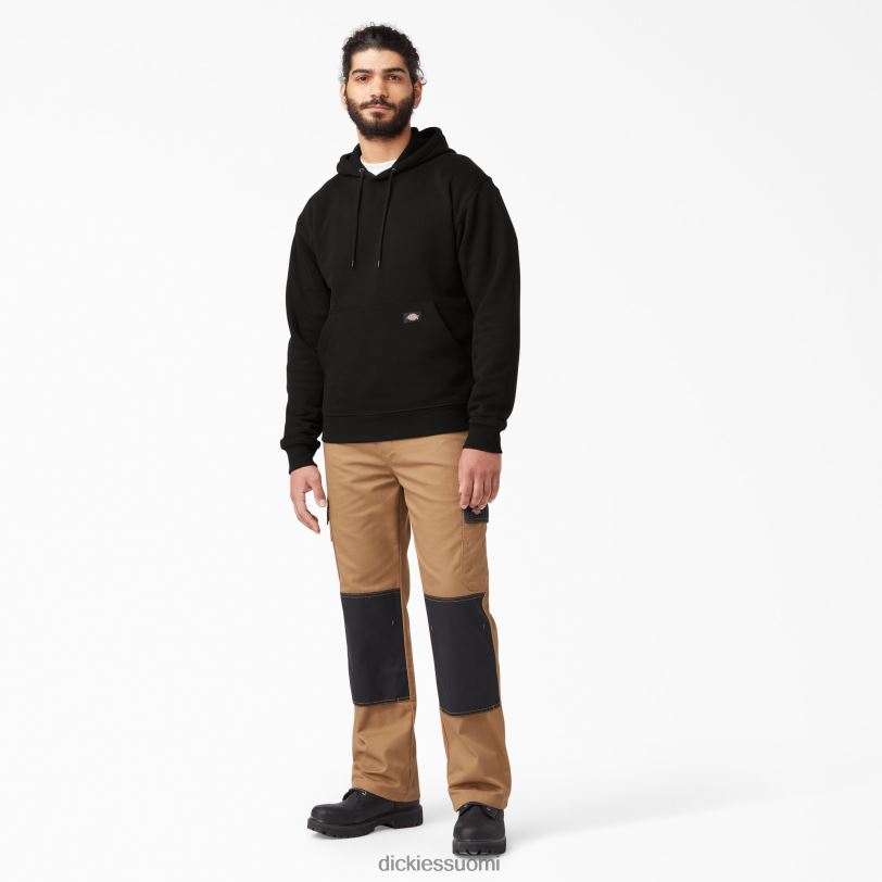 Dickies miehet keskipainoinen fleecehuppari musta (bk) vaatteet Z844X982