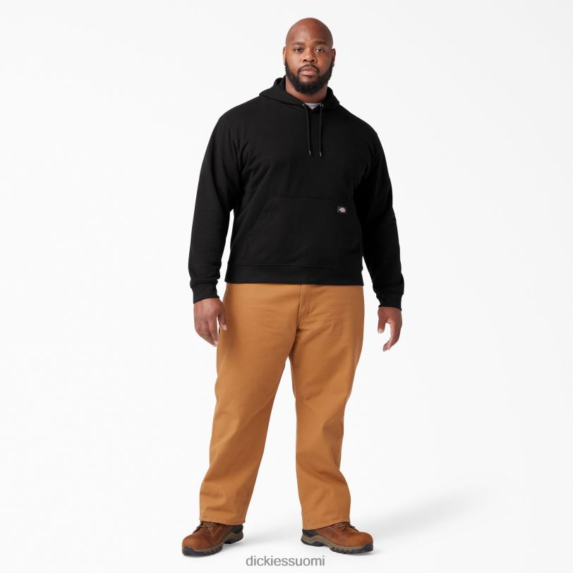 Dickies miehet keskipainoinen fleecehuppari musta (bk) vaatteet Z844X982