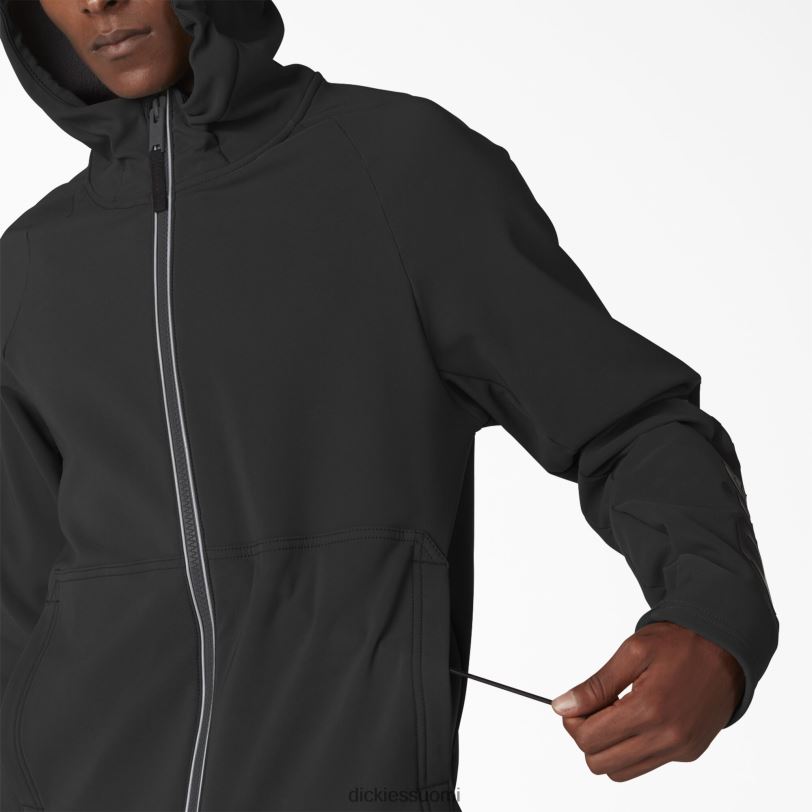 Dickies miehet äärimmäisen suojattu vetoketjullinen huppari musta (bk) vaatteet Z844X1198