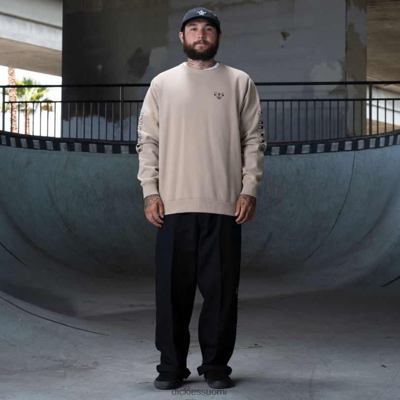 Dickies miehet ronnie sandoval rento collegepaita aavikon hiekka (ds) vaatteet Z844X1128