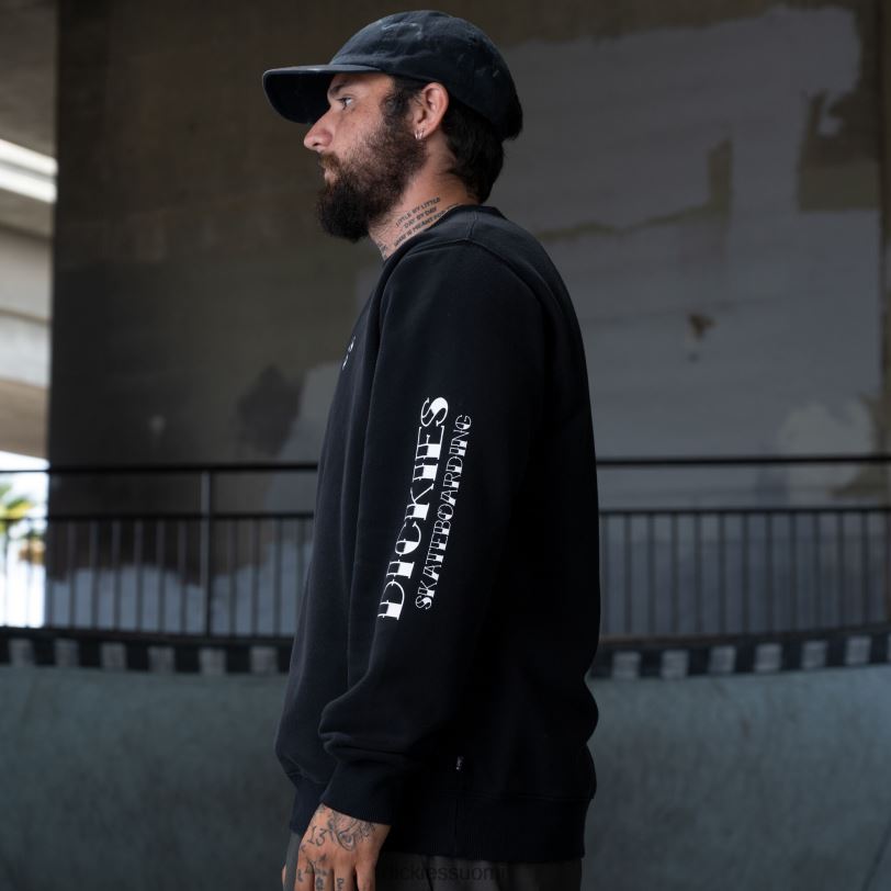 Dickies miehet ronnie sandoval rento collegepaita musta (kbk) vaatteet Z844X1129