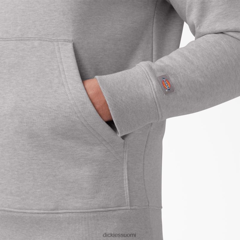 Dickies miehet vettä hylkivä kolmivärinen logohuppari kanervan harmaa (hg) vaatteet Z844X1106