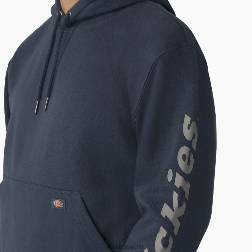 Dickies miehet vettä hylkivä logohihainen huppari ilmavoimien sininen (af) vaatteet Z844X1034