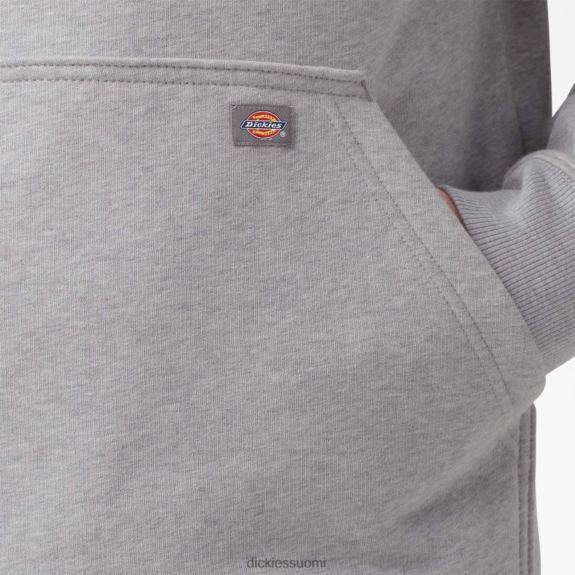 Dickies miehet vettä hylkivä logohihainen huppari kanervan harmaa (hg) vaatteet Z844X1038