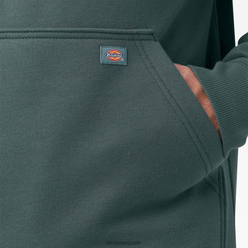 Dickies miehet vettä hylkivä logohihainen huppari lincoln green (ln) vaatteet Z844X1041