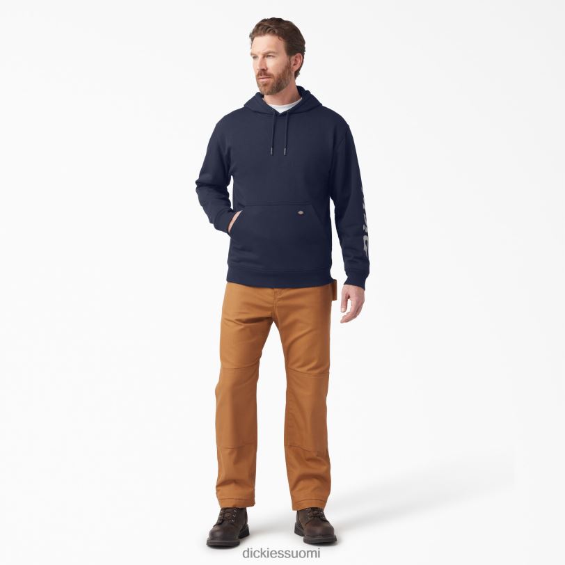 Dickies miehet vettä hylkivä logohihainen huppari muste laivasto (ik) vaatteet Z844X1039