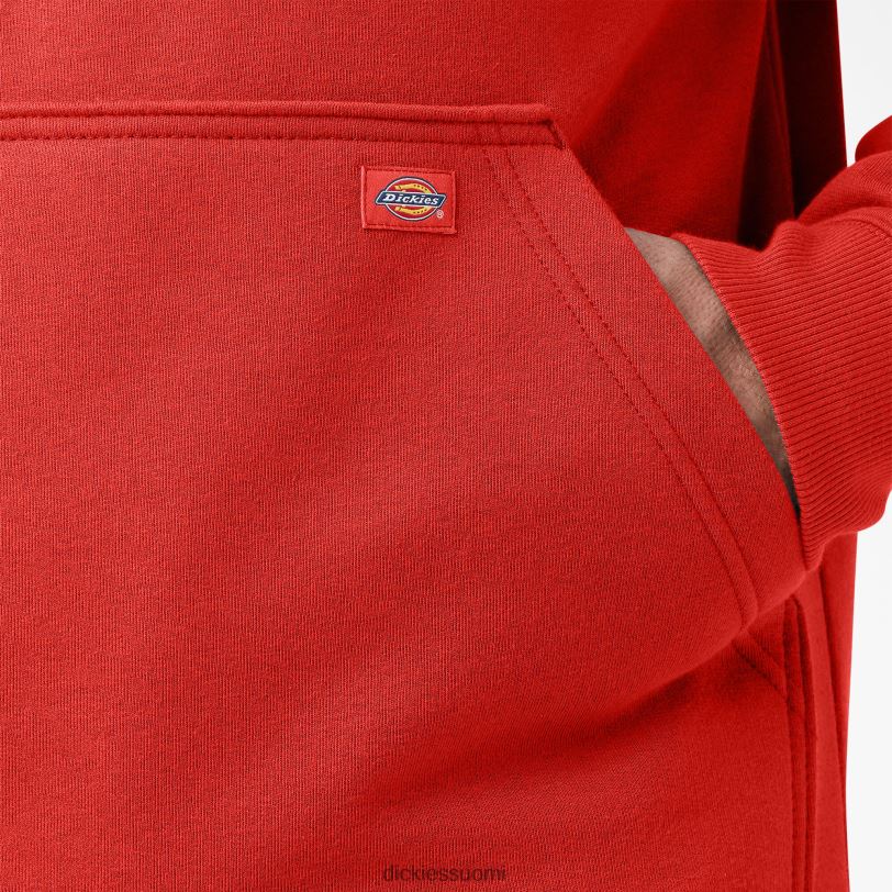 Dickies miehet vettä hylkivä logohihainen huppari sula laavaa (m2a) vaatteet Z844X1043