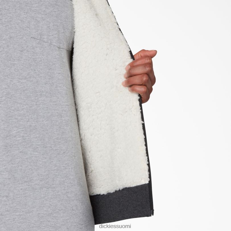 Dickies naiset korkea fleecevuorattu huppari musta (kbd) vaatteet Z844X2284