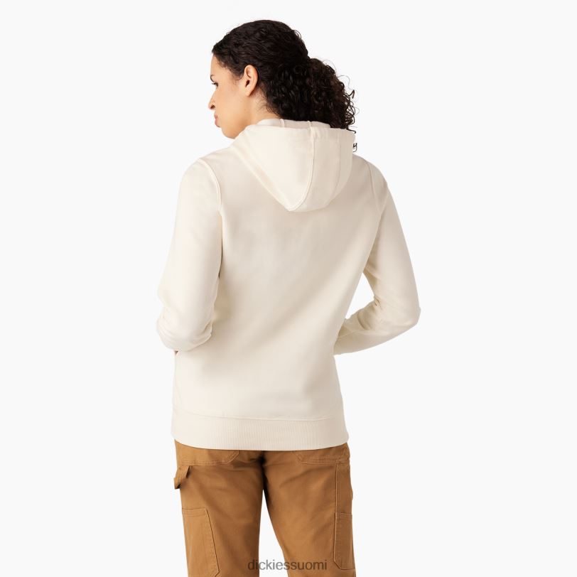 Dickies naiset painava logovillapaita antiikki valkoinen (aw) vaatteet Z844X2328