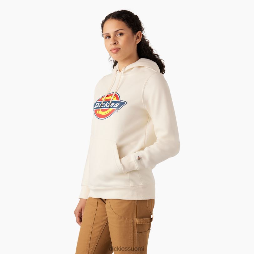 Dickies naiset painava logovillapaita antiikki valkoinen (aw) vaatteet Z844X2328