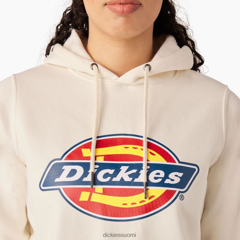 Dickies naiset painava logovillapaita antiikki valkoinen (aw) vaatteet Z844X2328