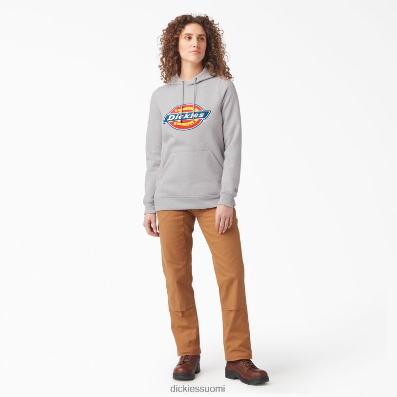 Dickies naiset painava logovillapaita kanervan harmaa (hg) vaatteet Z844X2329