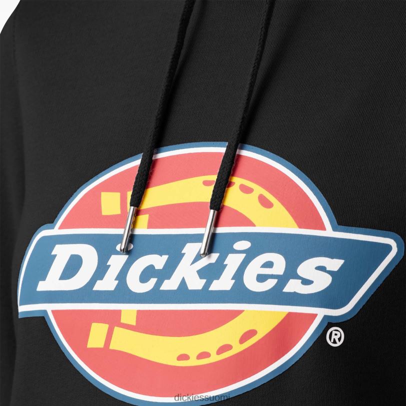 Dickies naiset painava logovillapaita musta (kbk) vaatteet Z844X2330