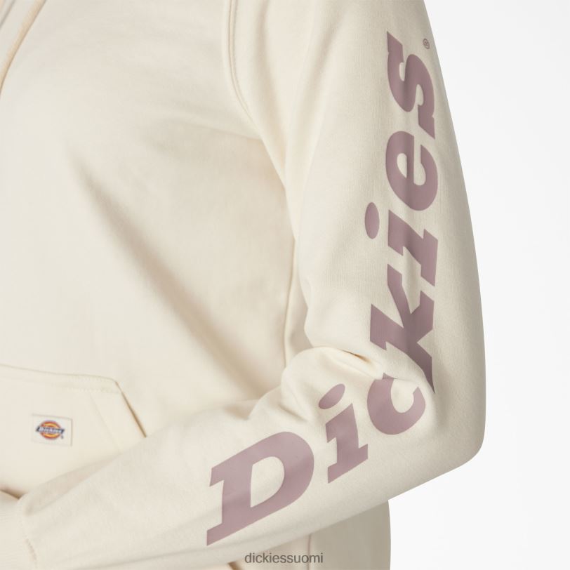 Dickies naiset raskas logohihainen pusero antiikki valkoinen (aw) vaatteet Z844X2302