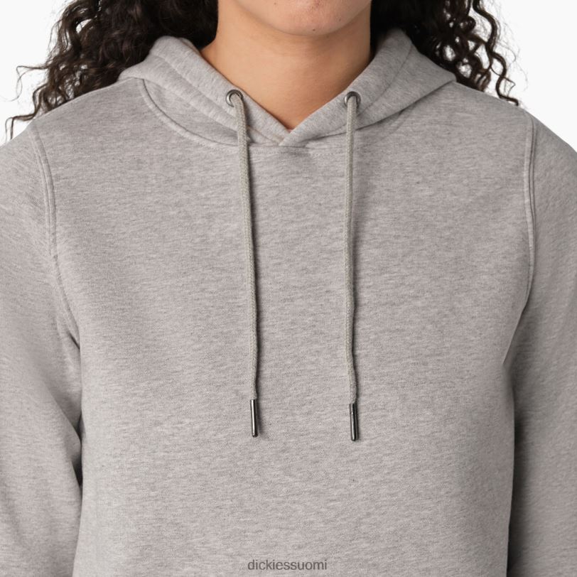 Dickies naiset raskas logohihainen pusero kanervan harmaa (hg) vaatteet Z844X2306