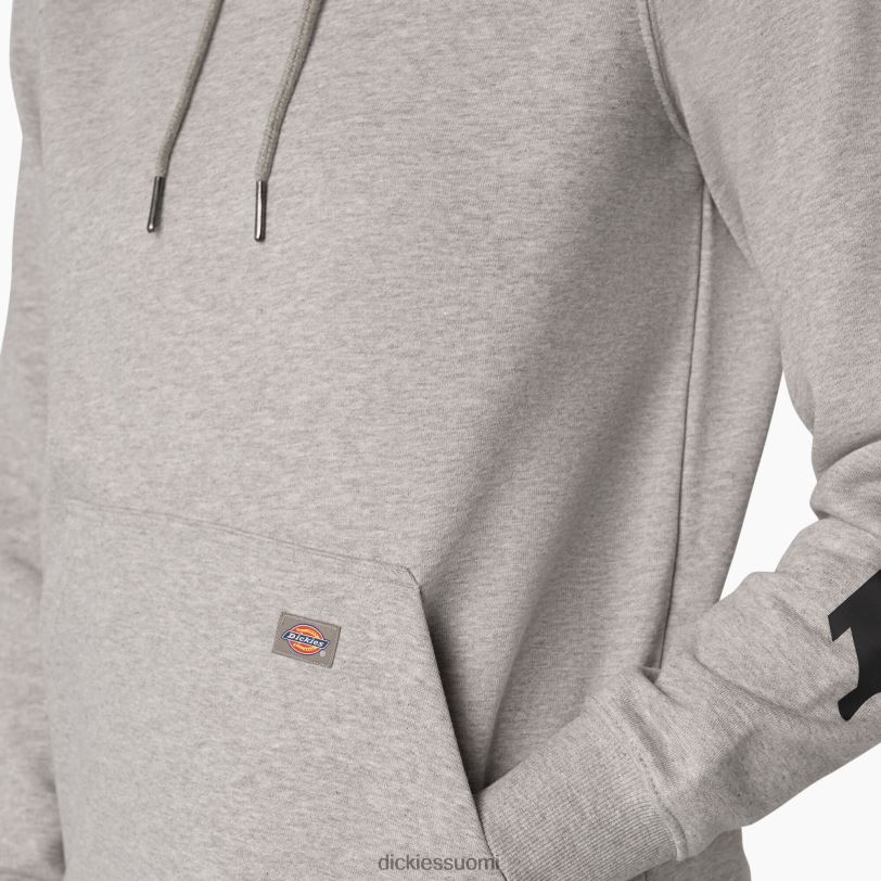 Dickies naiset raskas logohihainen pusero kanervan harmaa (hg) vaatteet Z844X2306
