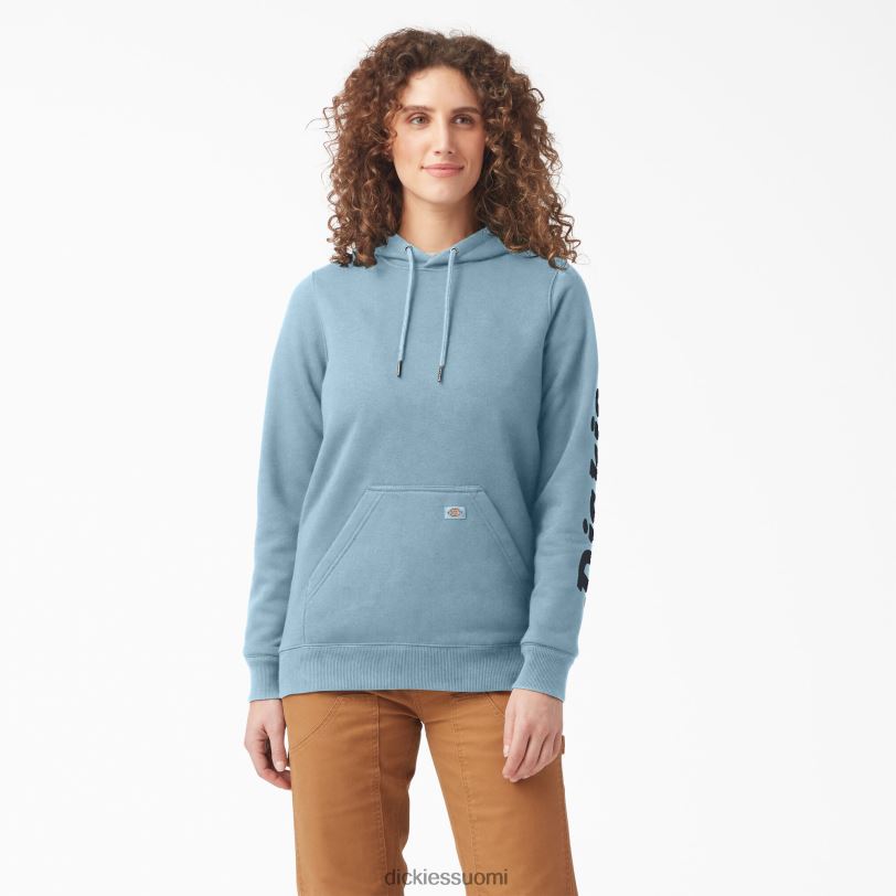 Dickies naiset raskas logohihainen pusero kirkas sininen (eu) vaatteet Z844X2304