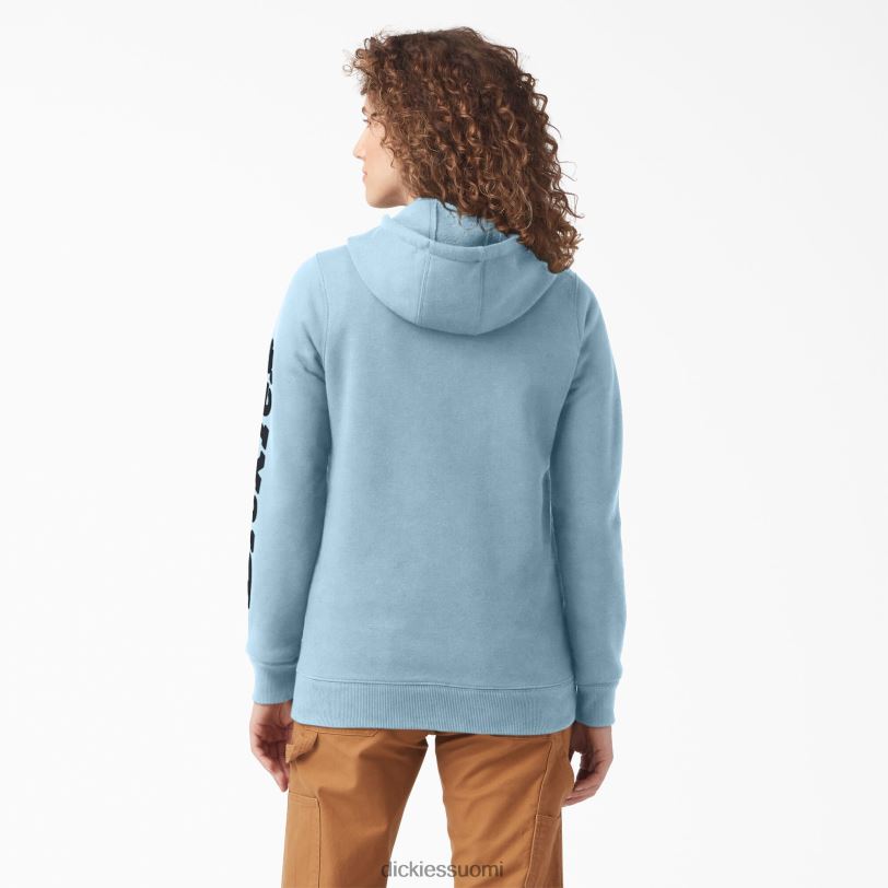 Dickies naiset raskas logohihainen pusero kirkas sininen (eu) vaatteet Z844X2304