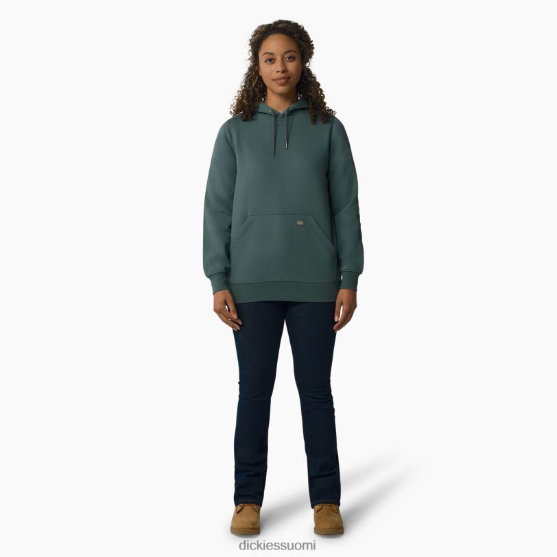 Dickies naiset raskas logohihainen pusero lincoln green (ln) vaatteet Z844X2309
