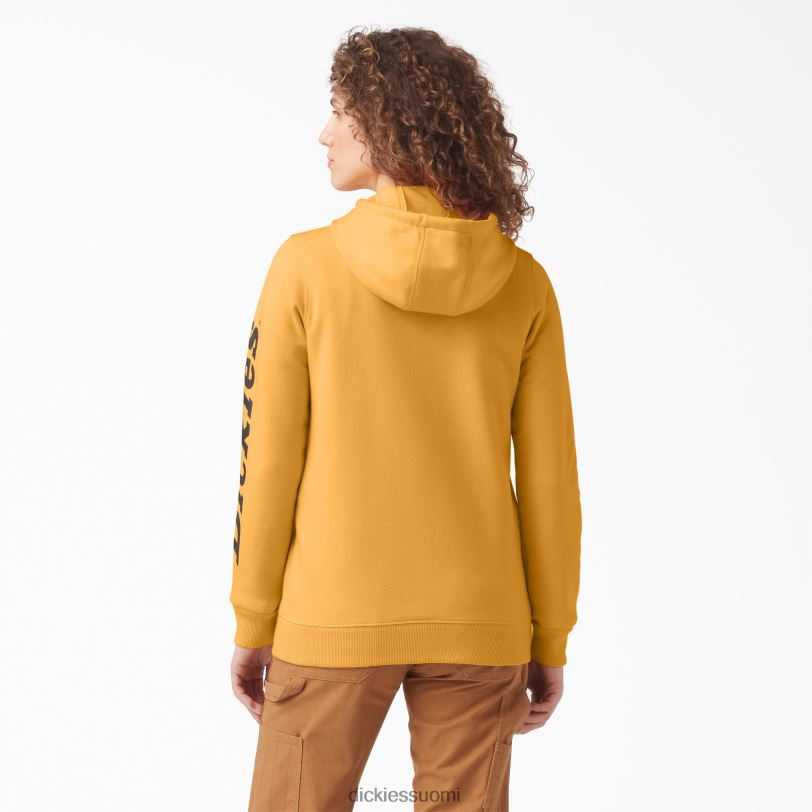 Dickies naiset raskas logohihainen pusero oranssi hehku (og3) vaatteet Z844X2311