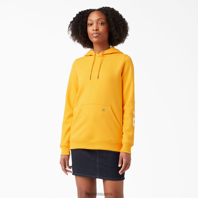 Dickies naiset raskas logohihainen pusero säteilevän keltainen (r2y) vaatteet Z844X2312