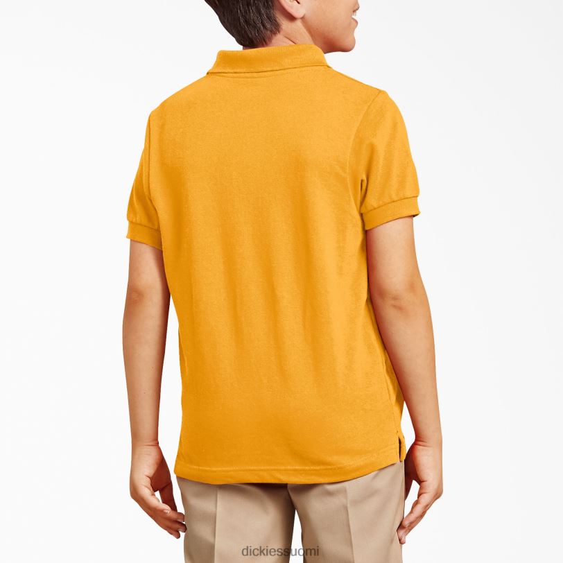 Dickies lapset pique lyhythihainen poolo keltainen (gl) vaatteet Z844X2676