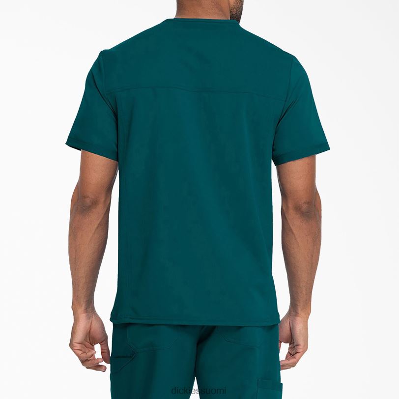 Dickies miehet Tasapainoinen v-aukkoinen kuorintatoppi karibian sininen (crb) vaatteet Z844X1363