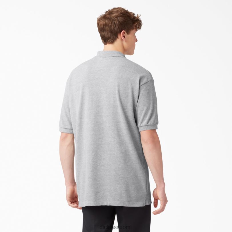 Dickies miehet aikuisten kokoinen pique lyhythihainen poolo kanervan harmaa (hg) vaatteet Z844X665