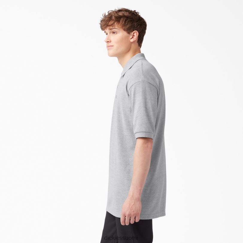 Dickies miehet aikuisten kokoinen pique lyhythihainen poolo kanervan harmaa (hg) vaatteet Z844X665