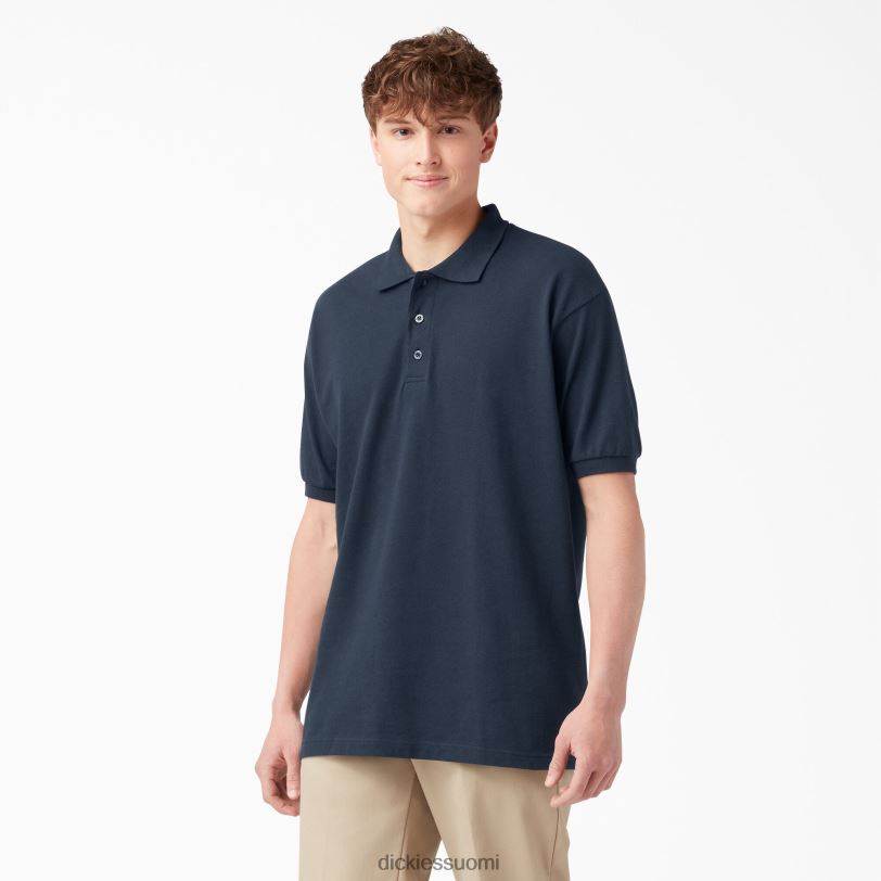 Dickies miehet aikuisten kokoinen pique lyhythihainen poolo tumma laivasto (dn) vaatteet Z844X662