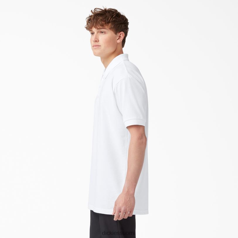 Dickies miehet aikuisten kokoinen pique lyhythihainen poolo valkoinen (wh) vaatteet Z844X667