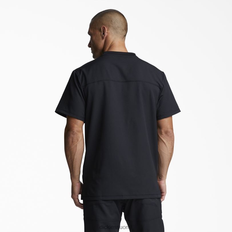 Dickies miehet dynamix v-aukkoinen kuorintatoppi musta (musta) vaatteet Z844X1351