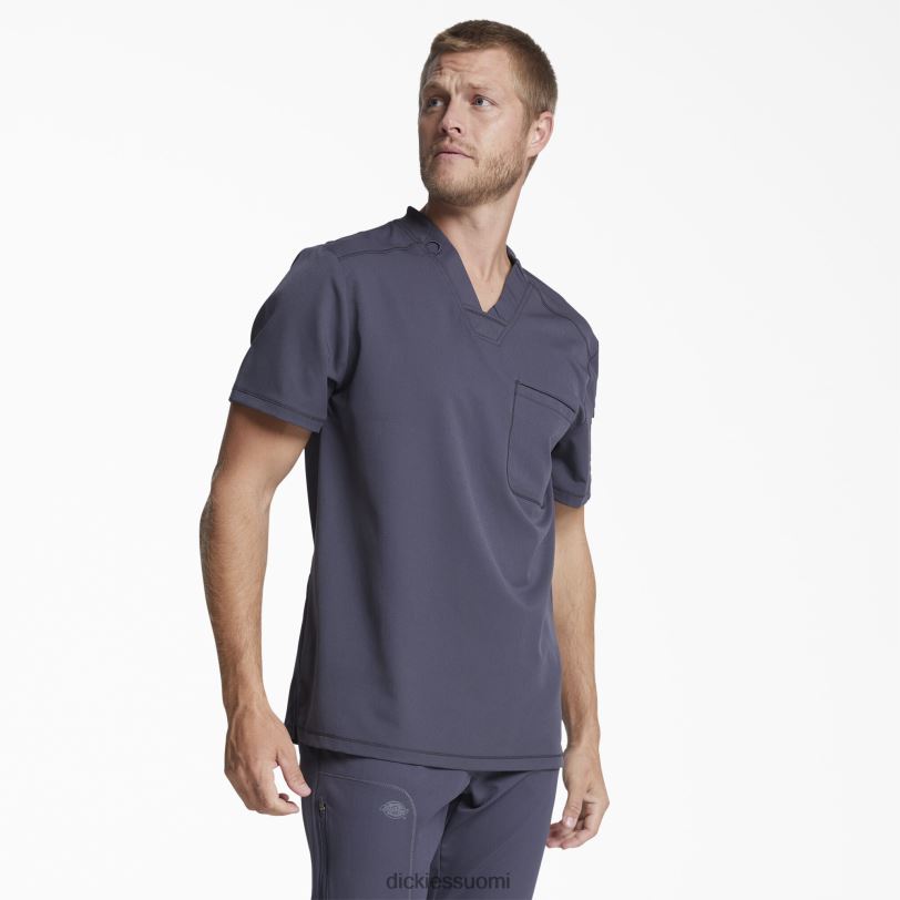 Dickies miehet dynamix v-aukkoinen kuorintatoppi vetoketjulla tina harmaa (penkki) vaatteet Z844X1253