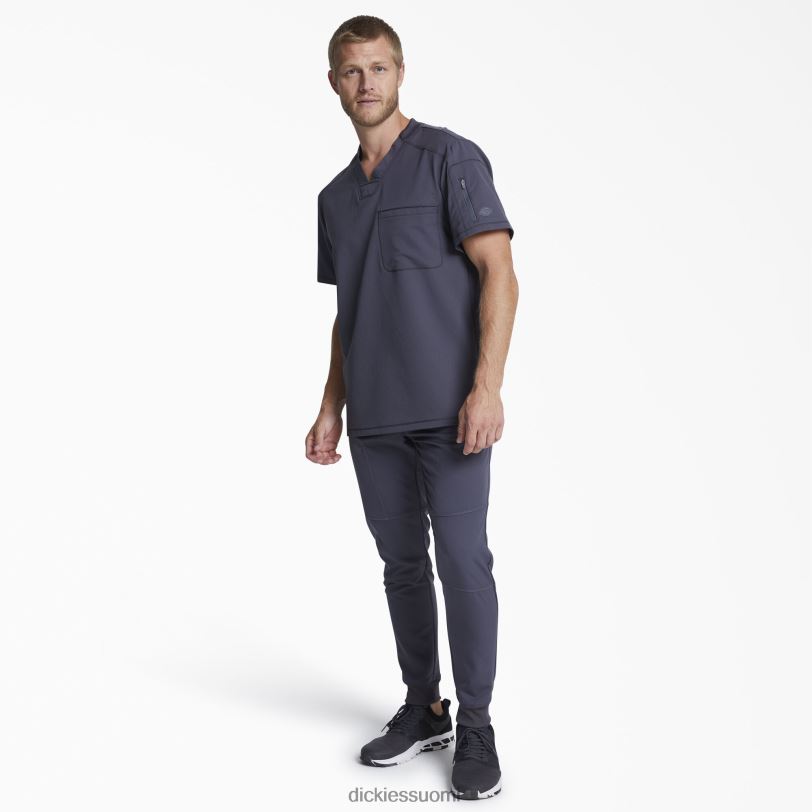 Dickies miehet dynamix v-aukkoinen kuorintatoppi vetoketjulla tina harmaa (penkki) vaatteet Z844X1253
