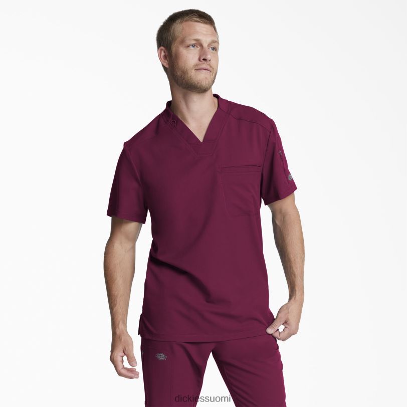 Dickies miehet dynamix v-aukkoinen kuorintatoppi vetoketjulla viini (voitto) vaatteet Z844X1256