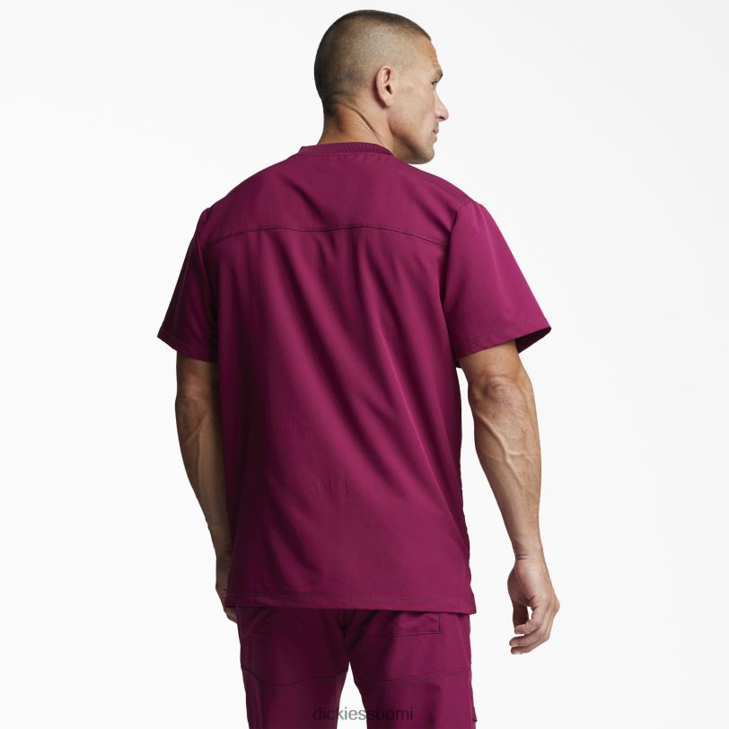 Dickies miehet dynamix v-aukkoinen kuorintatoppi viini (voitto) vaatteet Z844X1360