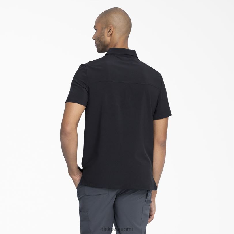 Dickies miehet eds essentials lääketieteellinen poolopaita musta (musta) vaatteet Z844X732