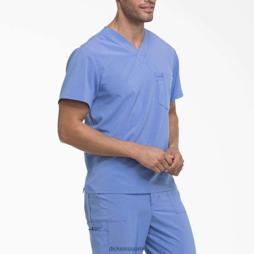 Dickies miehet eds essentials v-kaula-aukkoinen kuorintatoppi katon sininen (cbl) vaatteet Z844X1323
