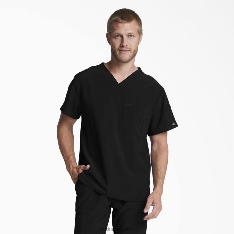 Dickies miehet eds essentials v-kaula-aukkoinen kuorintatoppi musta (musta) vaatteet Z844X1322