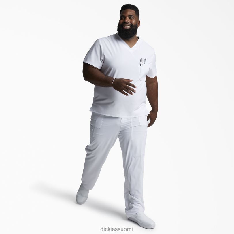 Dickies miehet eds essentials v-kaula-aukkoinen kuorintatoppi valkoinen (dwh) vaatteet Z844X1326