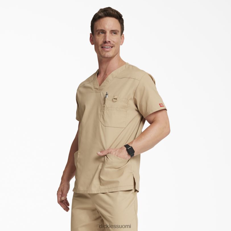 Dickies miehet eds signature v-aukkoinen kuorintatoppi säännöllinen vaatteet Z844X1264