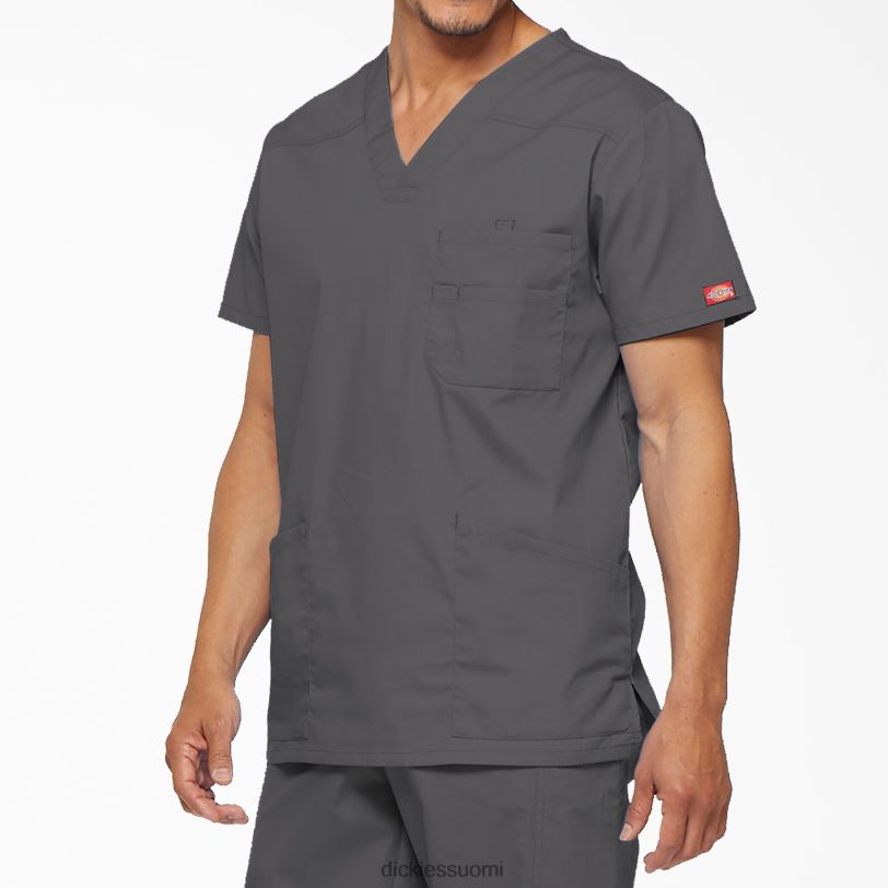 Dickies miehet eds signature v-aukkoinen kuorintatoppi säännöllinen vaatteet Z844X1267