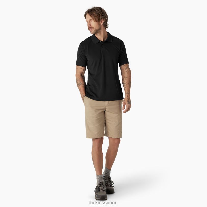 Dickies miehet lyhythihainen suorituskykyinen poolopaita musta (bkx) vaatteet Z844X670