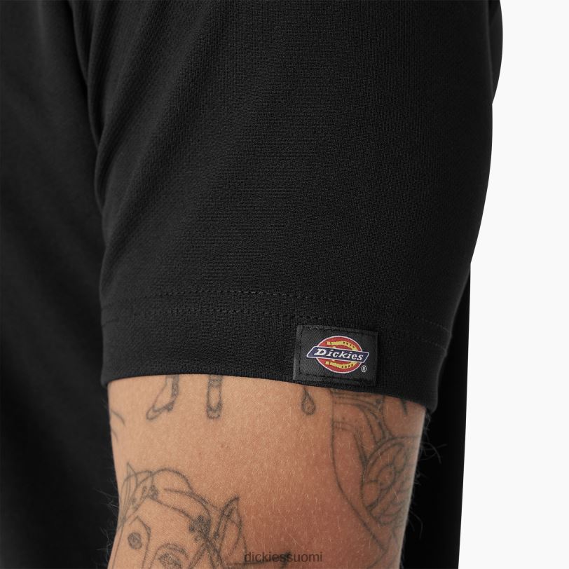 Dickies miehet lyhythihainen suorituskykyinen poolopaita musta (bkx) vaatteet Z844X670